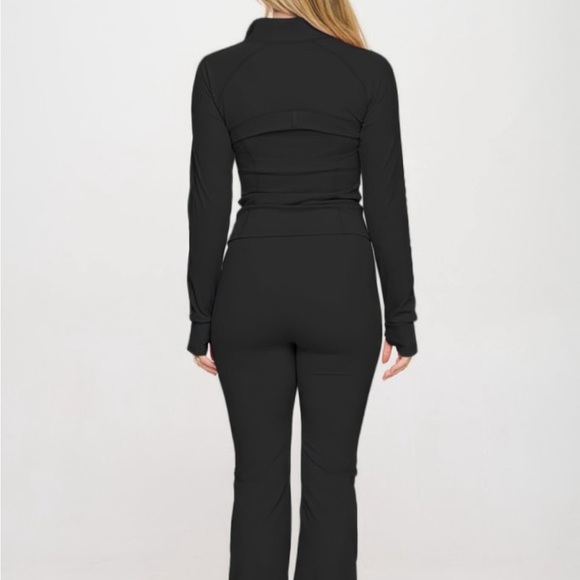 Premium Yoga Jacket W/jumpsuit Set - Picture 3 of 4
